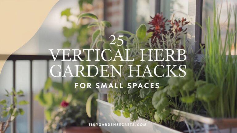 vertical herb garden hacks