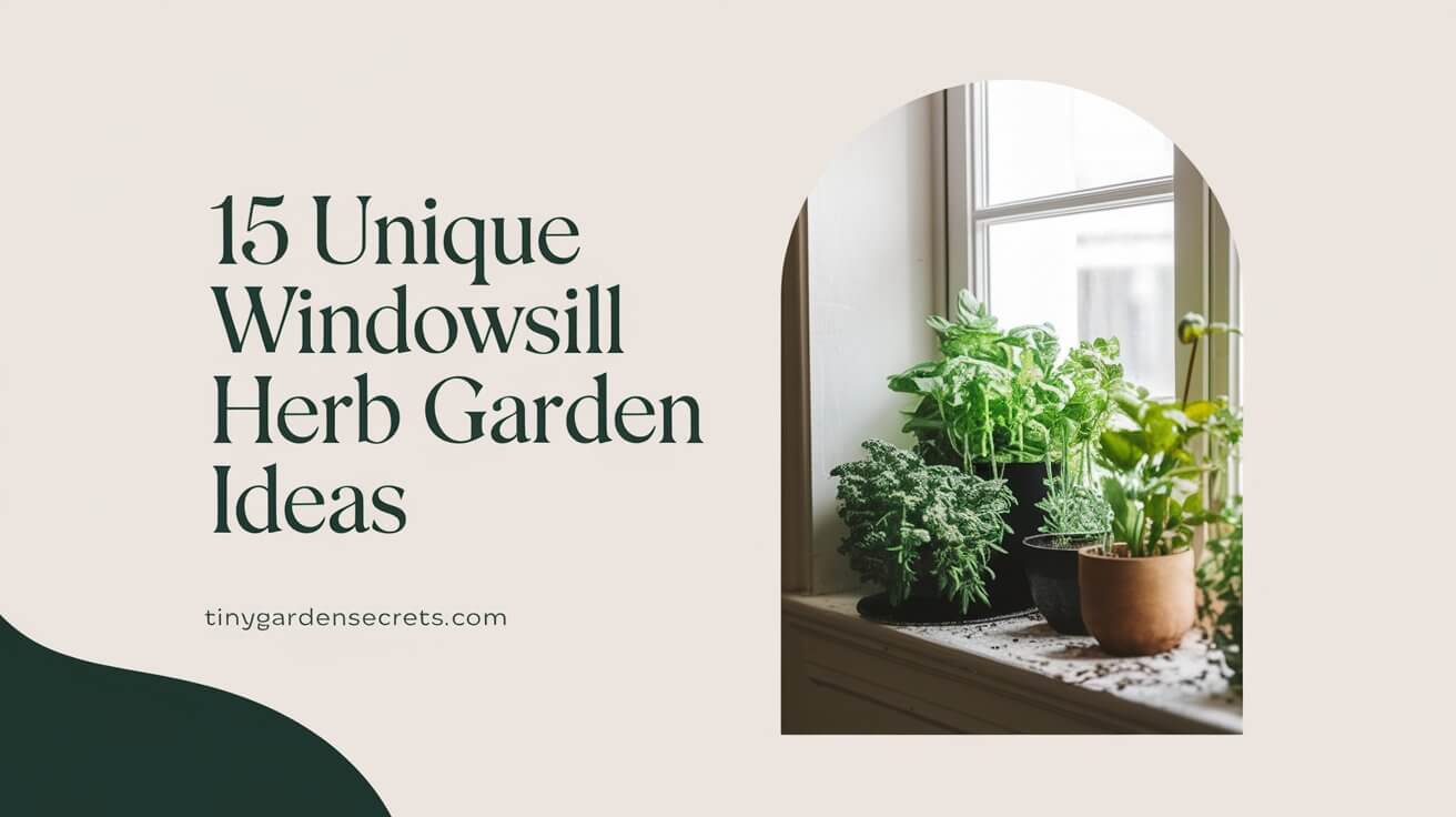 15 Unique Windowsill Herb Garden Ideas windowsill herb garden ideas