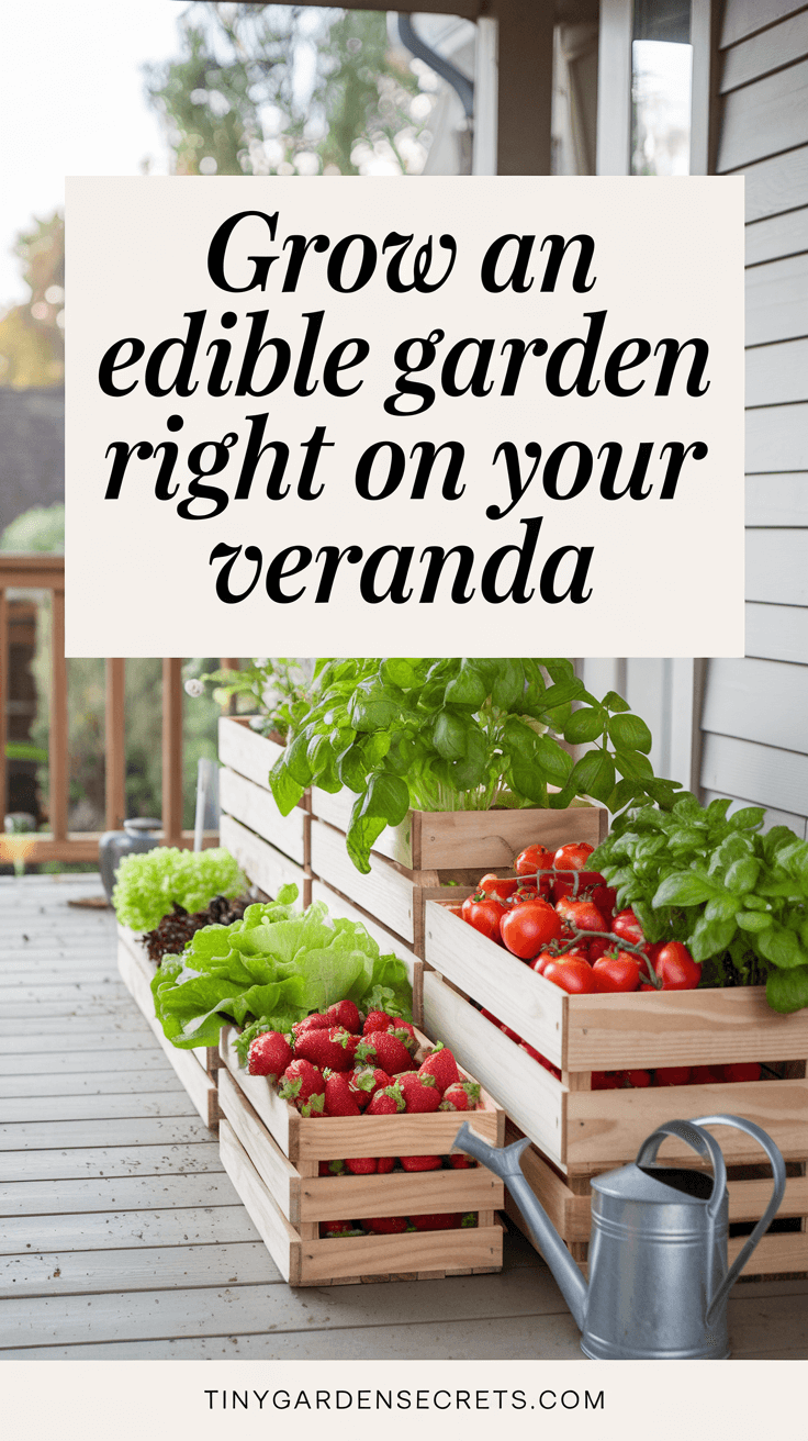 Transform Your Veranda with a Mini Garden: 7 Gorgeous Ideas to Breathe Life Into Your Space Grow an edible garden on your veranda