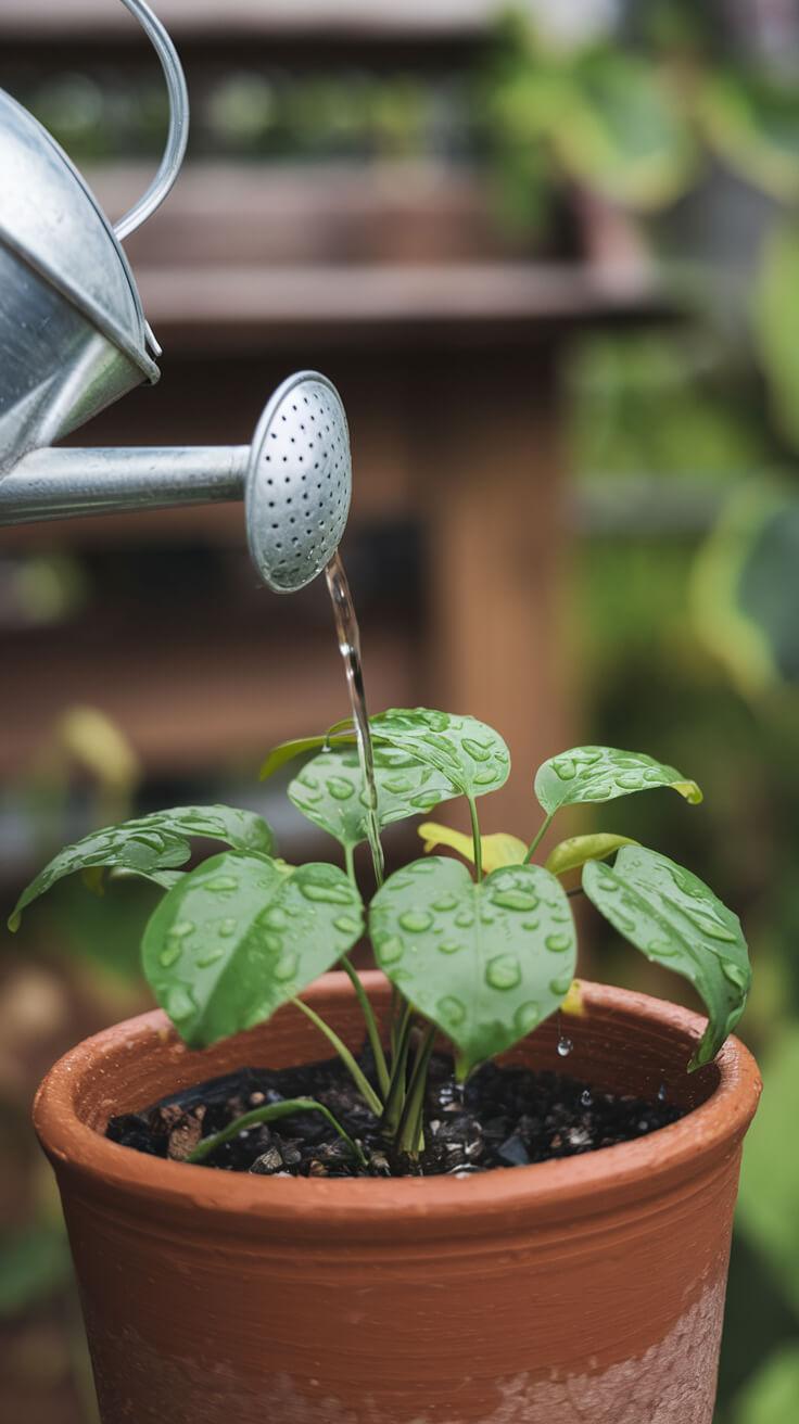 Transplanting Aerogarden Plants to Soil: A Step-by-Step Guide for Successful Transition water plants with soil in terracota pot